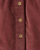 Girls Organic Cotton Corduroy Skirt, image 3 of 4 slides