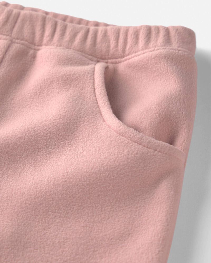 B&eacute;b&eacute; fille - Ensemble 2 pi&egrave;ces haut et pantalon en micromolleton recycl&eacute;, image 2 sur 3 diapositives