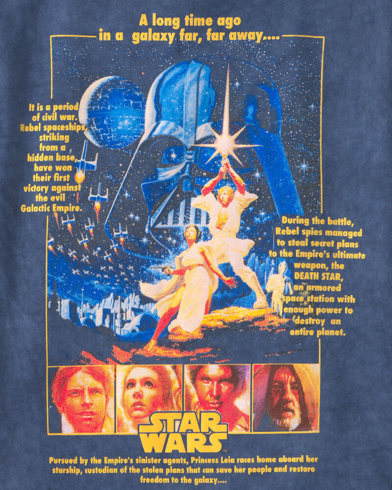 Tout-petit gar&ccedil;on - T-shirt imprim&eacute; Star Wars - Bleu, image 4 sur 4 diapositives