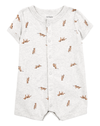 Baby Dog Short-Sleeve Romper , 