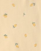 Baby Girl 3-Piece Lemon Bodysuits & Pant Set - Yellow/White, image 4 of 6 slides