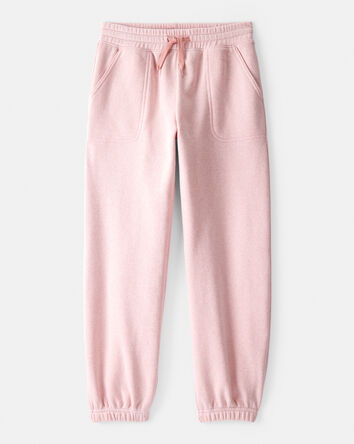 Girls Fleece Joggers - Pink, 