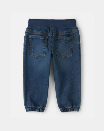 Baby Boy Denim Jogger - Dark Wash, 