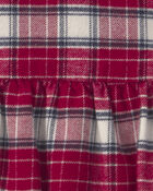 B&eacute;b&eacute; fille - Ensemble 2 pi&egrave;ces chasuble en flanelle de coton biologique, image 4 sur 6 diapositives