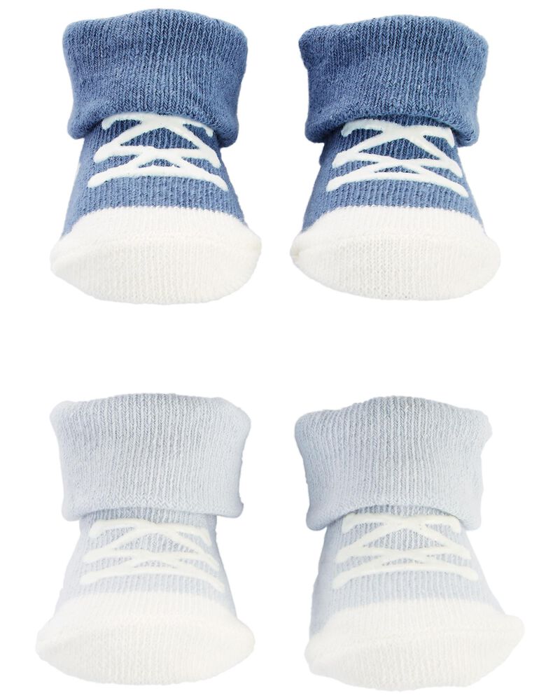 Bébé 2 paires de chaussons, image 1 sur 2 diapositives
