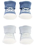 Bébé 2 paires de chaussons, image 1 sur 2 diapositives