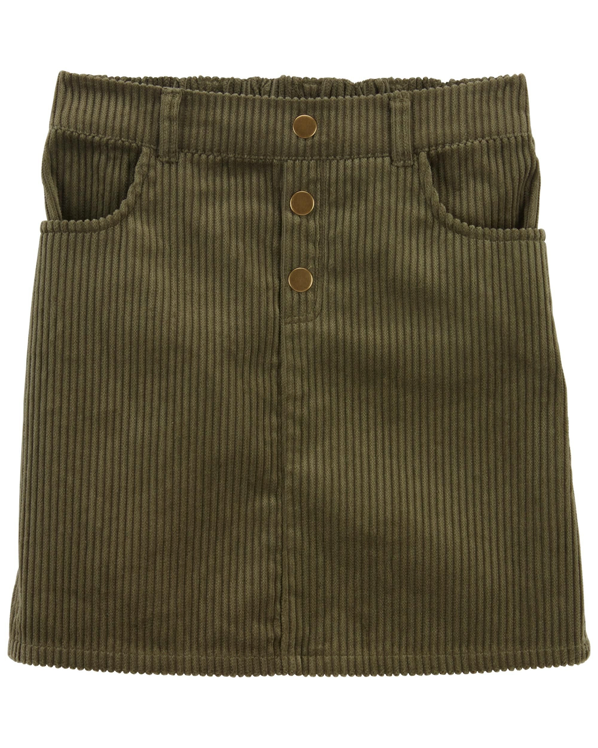 Corduroy Mini Skirt