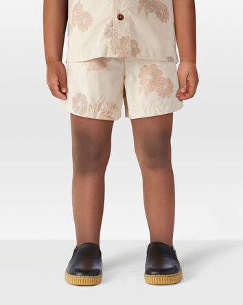 Toddler Floral Pull-On Bermuda Short, 
