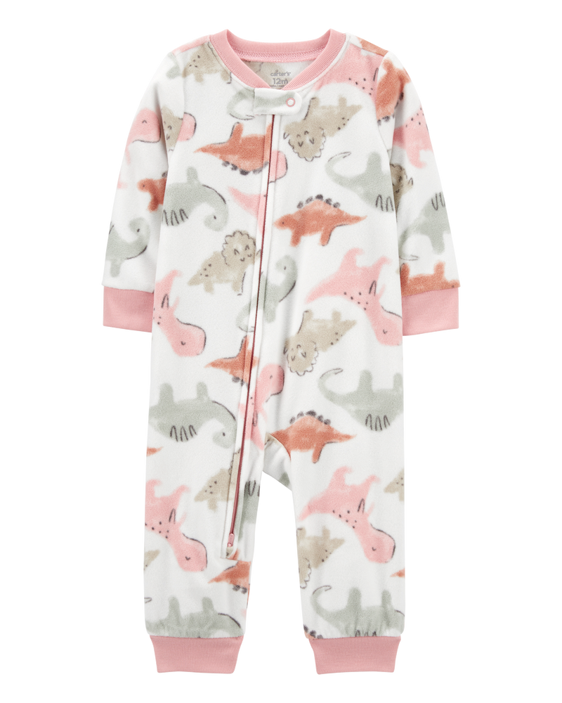 Multi Toddler 2 Pack Fleece Footless Pajamas Carter s Oshkosh Canada