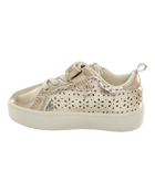 Tout-petit Espadrilles à tige haute à paillettes - Doré, image 6 sur 7 diapositives