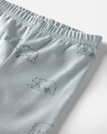 Baby 2-Piece Organic Cotton Pyjamas in Winter Bears, 