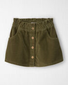 Toddler Girl Organic Cotton Corduroy Skirt, image 1 of 4 slides