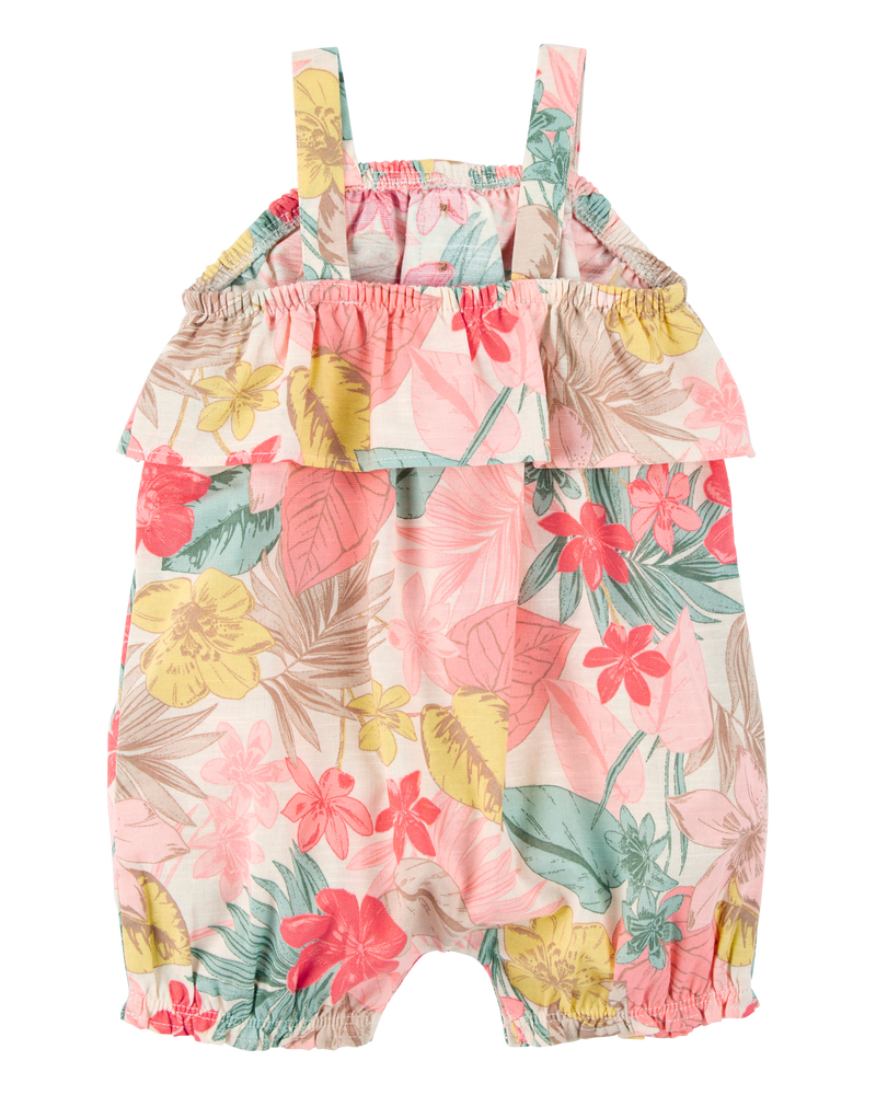 Baby 1-Piece Tropical Print Romper, image 2 of 4 slides