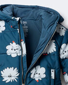 Toddler Squish Hooded Puffer Jacket - Deep Teal, image 7 of 7 slides