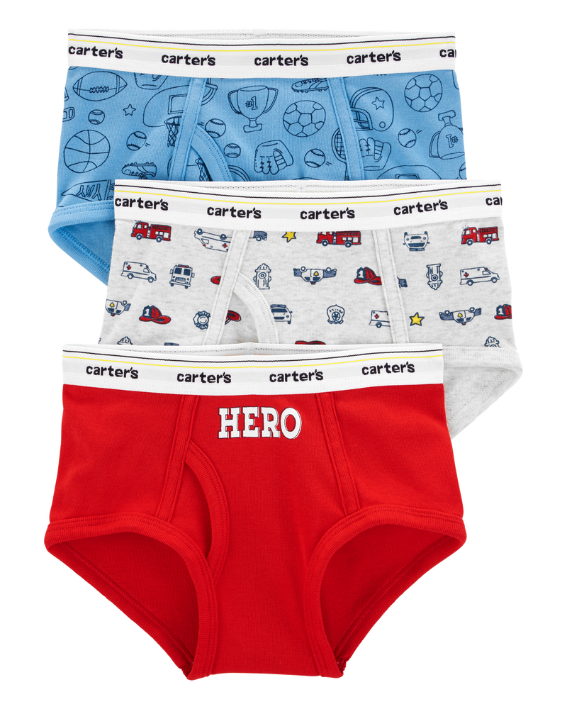 3-Pack Hero Cotton Briefs, image 1 of 2 slides