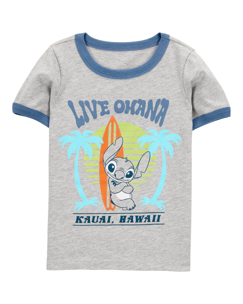 Enfant en bas âge T-shirt graphique à manches courtes Stitch - Gris, image 1 sur 2 diapositives