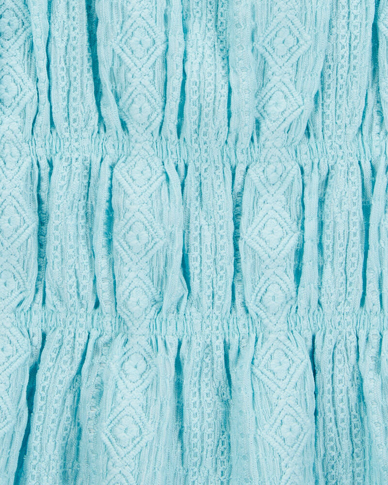 Kid Ruched Textured Tank, image 3 of 4 slides