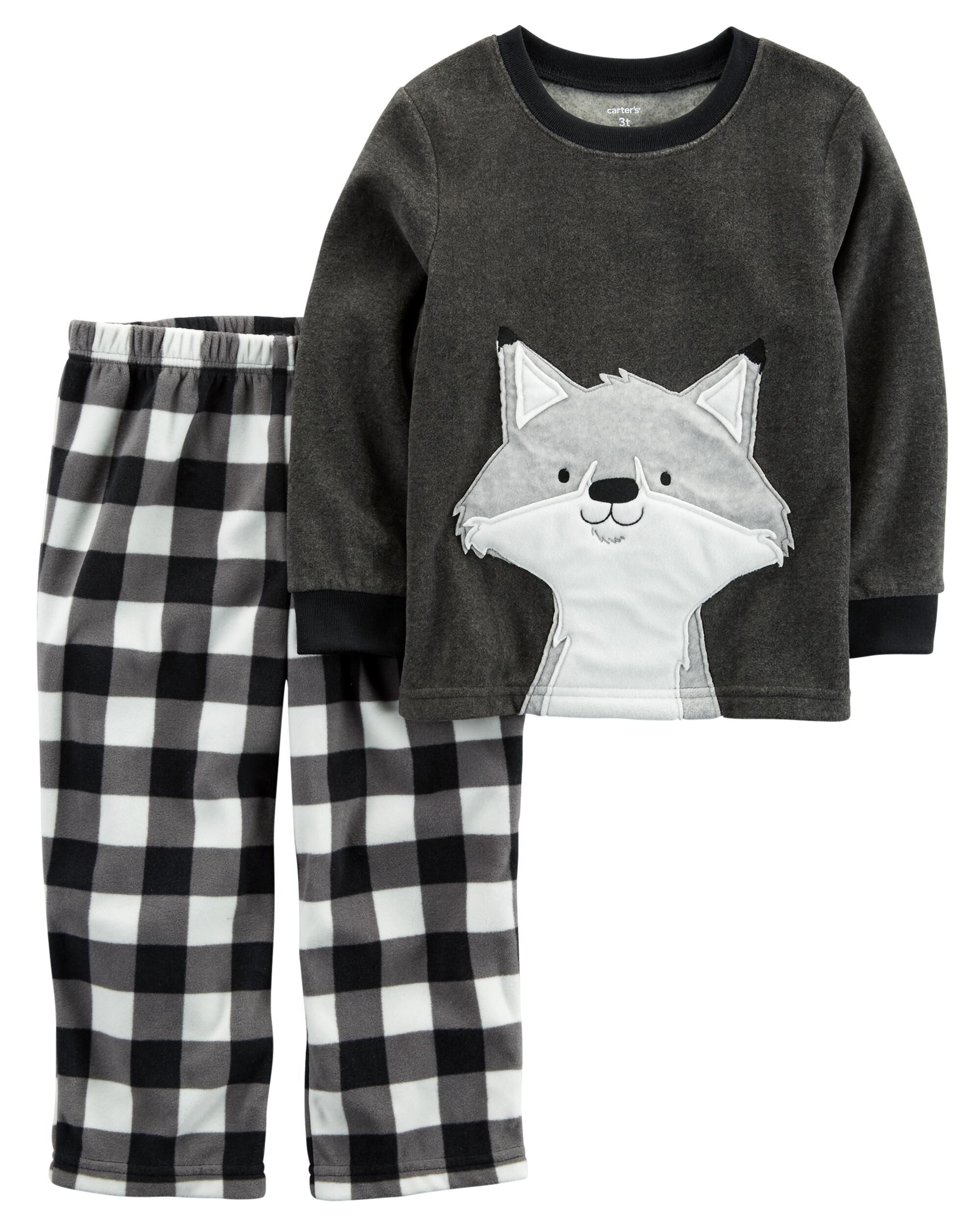 carters fleece pajamas 2t