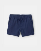 Baby Boy Canvas Shorts - Blue, image 1 of 4 slides