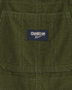 Toddler Corduroy Overalls - Olive Green, image 3 of 4 slides