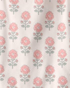 Girls Organic Cotton Tiered Dress in Rosebud Petal Print, image 4 of 5 slides