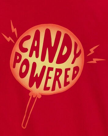 Toddler Candy Powered Long-Sleeve Graphic Tee, 