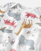 Baby 3-Pack Organic Cotton Rib Bodysuits, image 2 of 7 slides