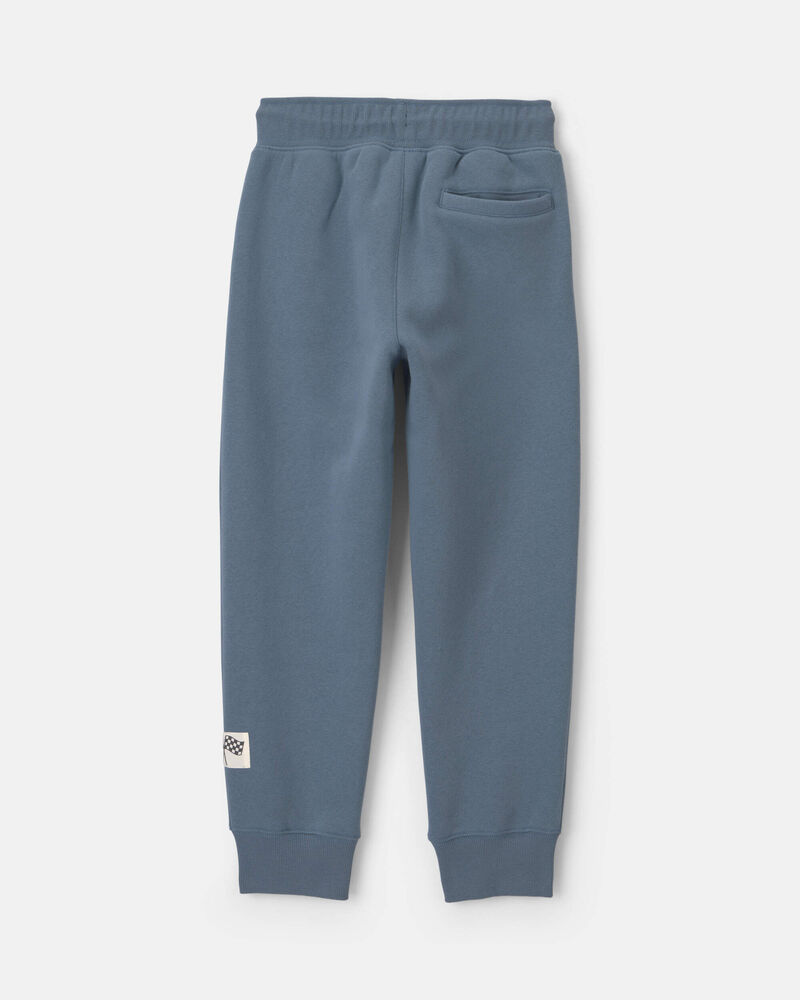 Boys Race Car Fleece Pants - Blue, image 2 of 5 slides