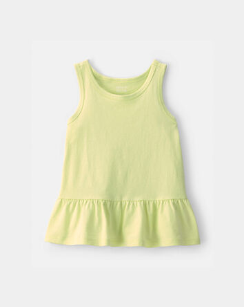 Toddler Girl Peplum Tank Top - Green, 