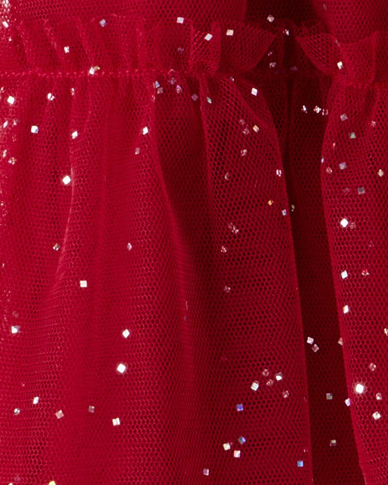 Toddler Girl 2-Piece Snowflake Print Long-Sleeve Top & Skirt Set, image 2 of 4 slides