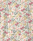 B&eacute;b&eacute; fille - Pyjama 2 pi&egrave;ces en coton biologique &agrave; motif floral, image 3 sur 3 diapositives