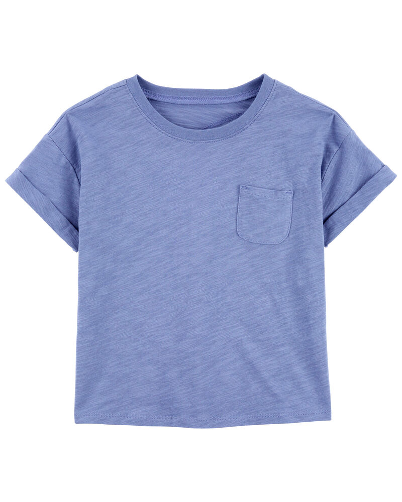 Kid Slub Jersey Open Back Top, image 1 of 4 slides