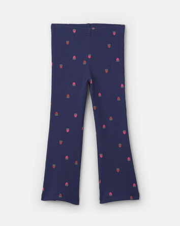 Toddler Girl 2-Piece 'Sweet & Kind' Strawberry Fleece Long-Sleeve Top & Pant Set - Navy Blue, 