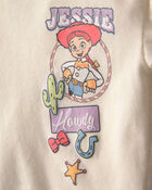 B&eacute;b&eacute; fille - Ensemble 2 pi&egrave;ces haut &agrave; manches courtes et short en jersey bouclette Pixar&copy; Toy Story - Mauve/Cr&egrave;me, image 3 sur 5 diapositives
