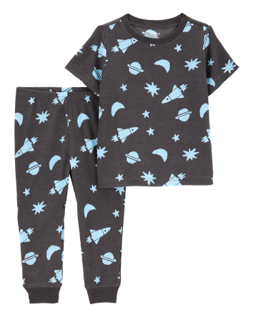 Toddler 2-Piece Space Thermal Pyjamas, 