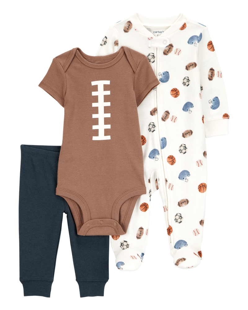 Baby Boy 3-Piece Football Multi-Piece Set Carter's Oshkosh Canada