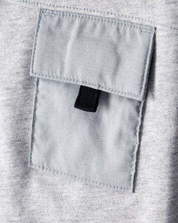 Baby Boy Long-Sleeve Pocket Tee - Green , 