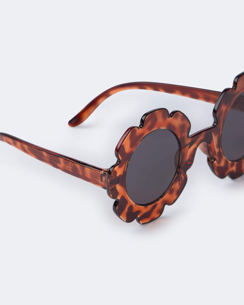 Toddler Girl Scalloped Tortoise Sunglasses, image 5 of 5 slides