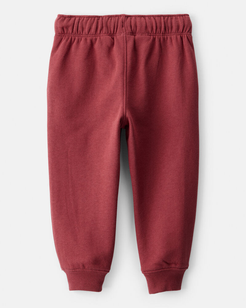 Toddler Boy DayDream Fleece Joggers - Red, image 2 of 4 slides