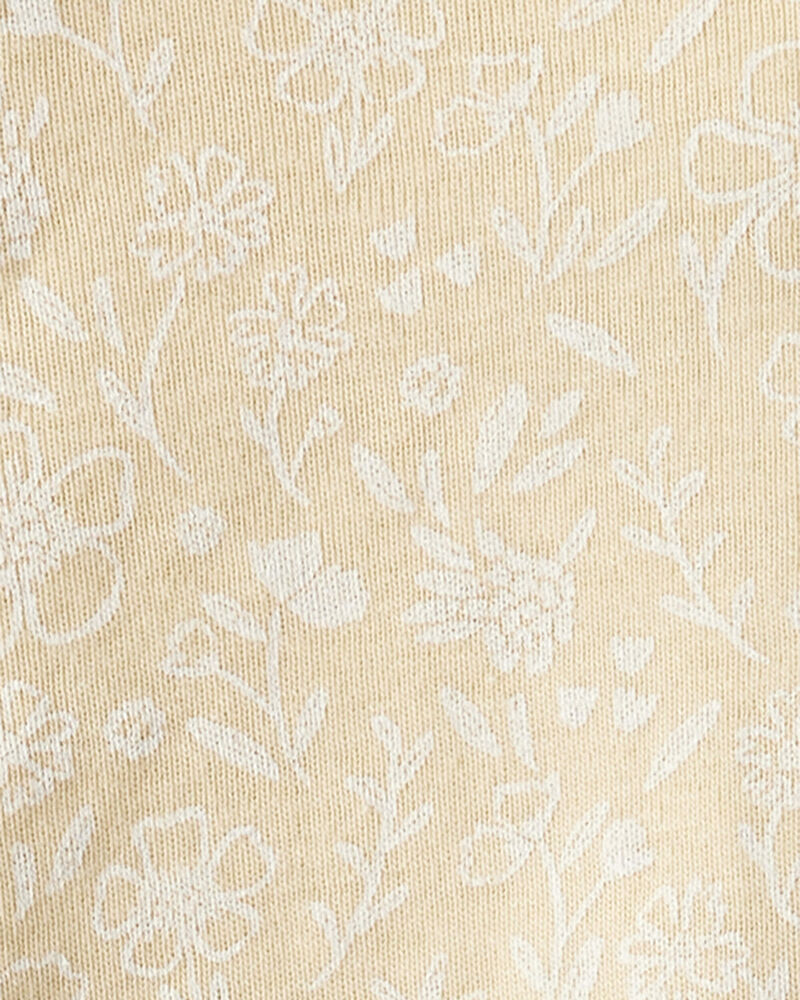 Bébé - Grenouillère en coton biologique à fleurs pour bébés, image 3 sur 4 diapositives