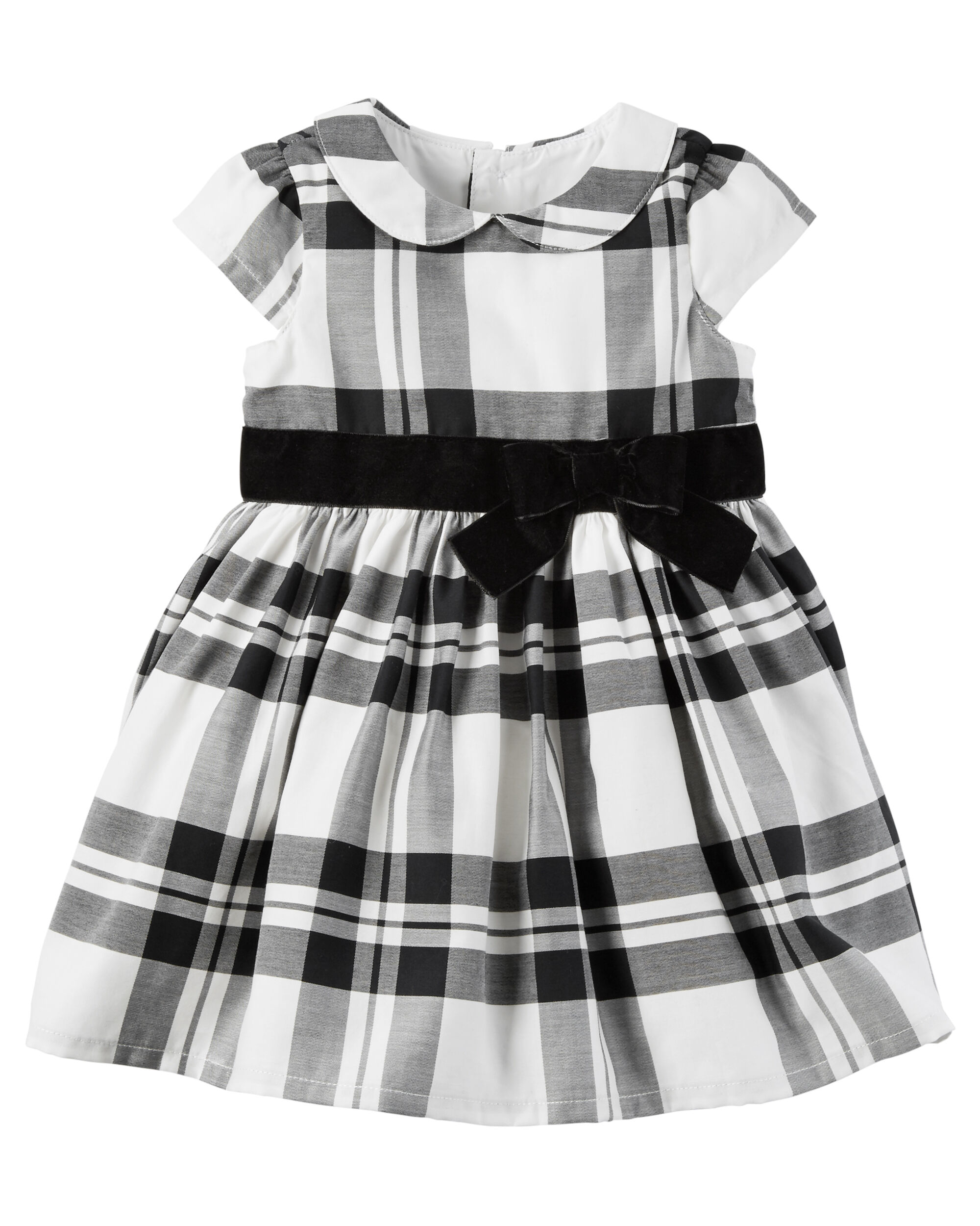 baby girl plaid holiday dresses