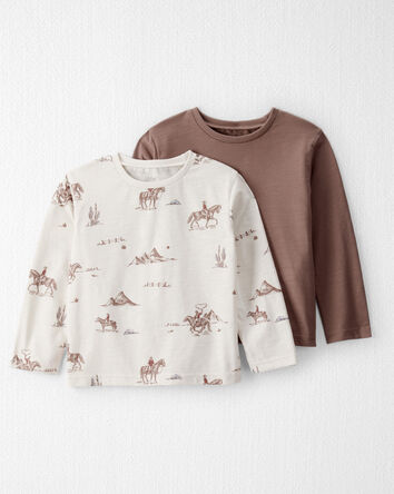 Tout-petit gar&ccedil;on - T-shirt en coton biologique, paquet de 2, 