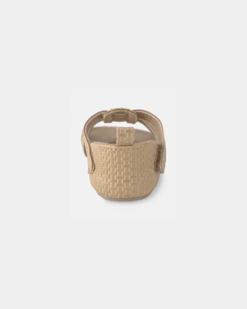 Baby Girl Strappy Sandals - Brown, image 3 of 6 slides