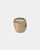 Baby Girl Strappy Sandals - Brown, image 3 of 6 slides