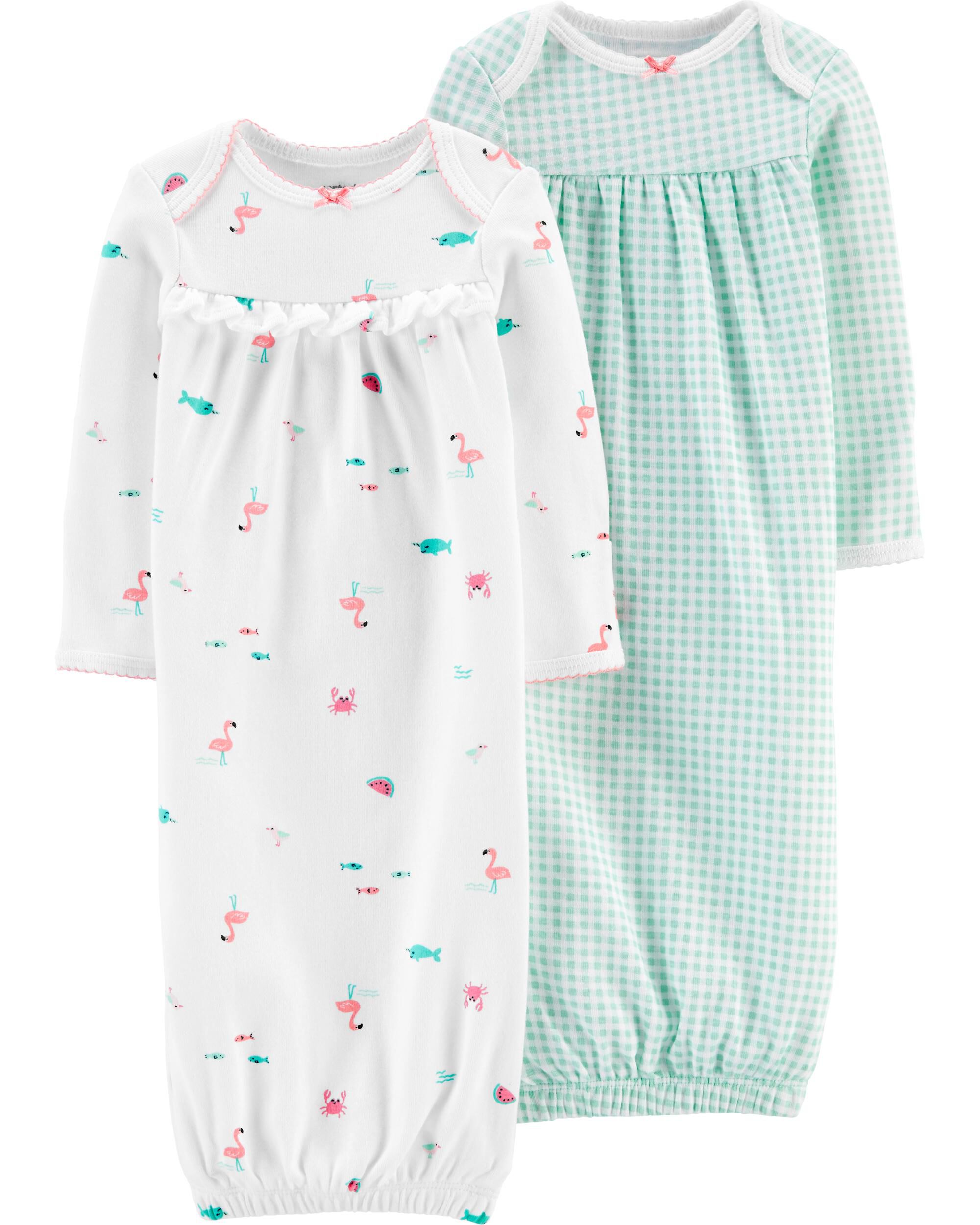 2Pack Sleeper Gowns Carter’s OshKosh Canada
