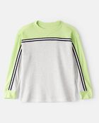 Boys Stripe Thermal Long-Sleeve T-Shirt - Grey, image 1 of 4 slides