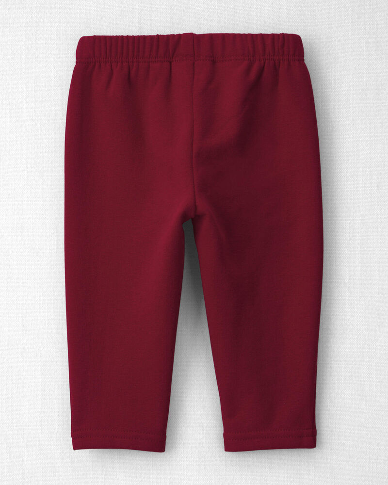 B&eacute;b&eacute; fille - Emballage 2 leggings en molleton faits avec du coton biologique, image 2 sur 5 diapositives