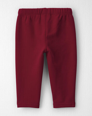 B&eacute;b&eacute; fille - Emballage 2 leggings en molleton faits avec du coton biologique, 
