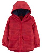 Fleece Lined Rain Jacket, image 1 of 3 slides