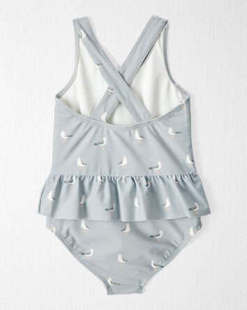 Toddler Recycled Seagull-Print Swimsuit, 